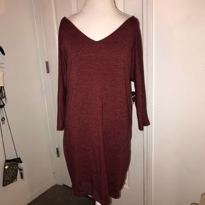 Old Navy V-Neck Long Sleeve Dress Sz S